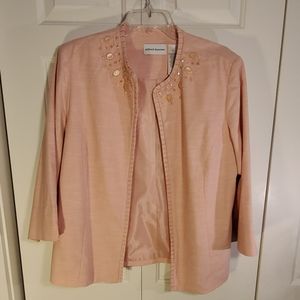 Alfred Dunner Open Pink Blazer Size 14